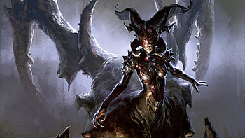 Artwork Demon Girl Demons Devil Fantasy Art Magic The Gathering HD wallpaper