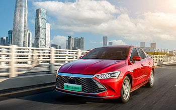 BYD Qin Plus DM-i, , electric cars, 2021 cars, highway, 2021 BYD Qin Plus DM-i, chinese cars, BYD HD wallpaper