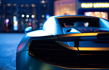 Sports, Cars, Car, Close-Up, Sports Car, Back View, Rear View, Wing, Headlight HD wallpaper