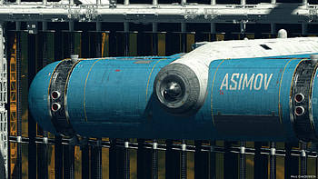 Asimov ship, Sci Fi, spaceship, technology, space exploration HD wallpaper