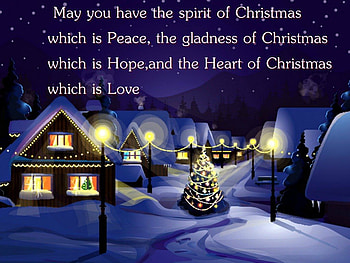 Heart of christmas, greeting, love, christmas, quote, wish HD wallpaper