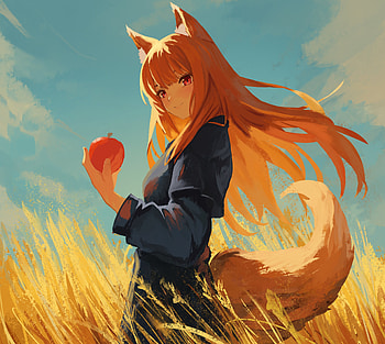 Holo, Anime, Spice and Wolf, Holo (Spice & Wolf) HD wallpaper