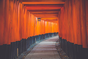 Asian Architecture Hallway , asian, architecture, world HD wallpaper