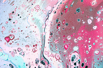 Abstract, Pink, Divorces, Paint, Liquid, Stains, Spots, Fluid Art HD wallpaper