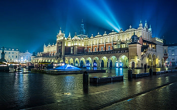 Krakow Cloth Hall, Poland HD wallpaper