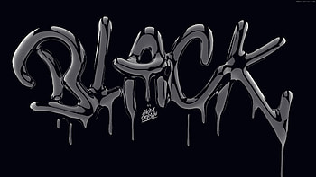 Abstract Alexis Persani Black HD wallpaper