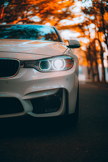 Cars, Car, Front View, Machine, Glass, Headlight HD phone wallpaper