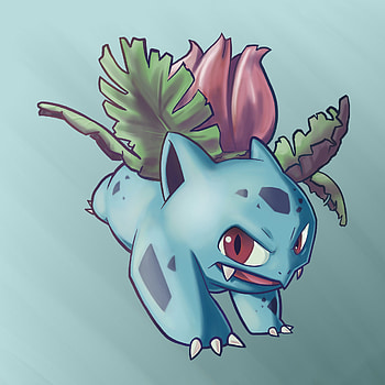 Artstation Ivysaur, Gaming, Digital art, Pokmon HD phone wallpaper