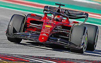 Ferrari F1-75, , vector art, Charles Leclerc, 2022 F1 cars, Formula 1, Ferrari F1-75 on track, Charles Leclerc drawing, Scuderia Ferrari, new F1-75, F1, Ferrari 2022, F1 cars, Ferrari, Charles Leclerc Ferrari F1-75 HD wallpaper