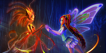 Winx, Animation series, Daphne, Enchantix HD wallpaper