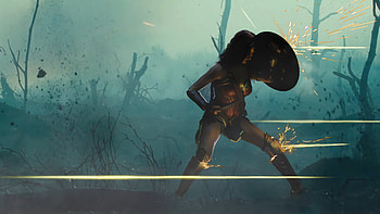 Diana In War , wonder-woman, superheroes, artist, artwork, digital-art HD wallpaper