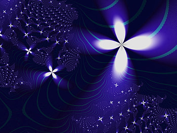 chistmas star , star, fractal, abstract, christmas HD wallpaper