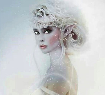 Snow fairy, fantasy, art, cool, fairys, beautiful HD wallpaper