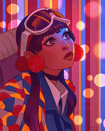 Art, Glare, Sight, Opinion, Girl, Face HD phone wallpaper