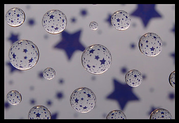 Star Drops, texture, abstract HD wallpaper