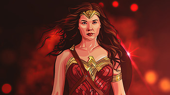 Wonder Woman Walking , wonder-woman, superheroes, artwork, artist, behance HD wallpaper