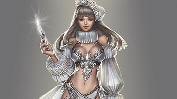 Diamond, dagger, white, fantasy HD wallpaper