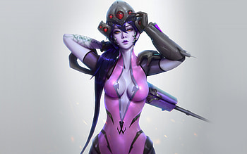 Widowmkaer Overwatch Artwork, overwatch, games, artwork HD wallpaper
