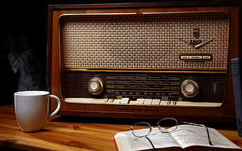 Background, Radio, Cups, Still Life HD wallpaper