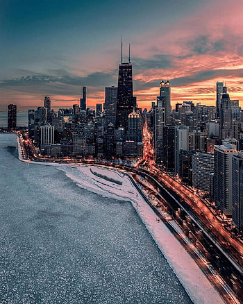 Chicago, cloud, sky HD phone wallpaper