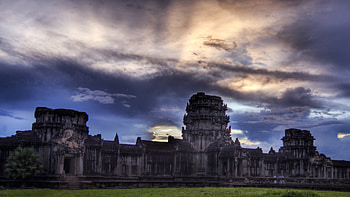 Angkor Wat, background HD wallpaper