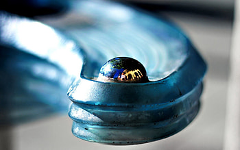 Reflection, Macro, Surface, Ball, Metal HD wallpaper