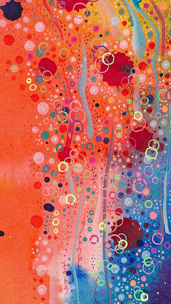 Punch Hole, Colorful Background HD phone wallpaper