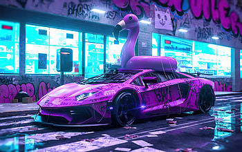 Lamborghini Fan Made, lamborghini, cars, artist HD wallpaper