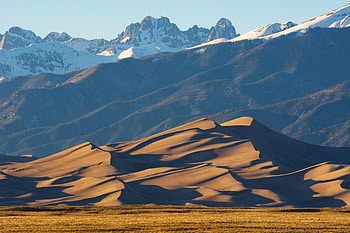 Nature, Mountains, Sand, Hills, Snow Covered, Snowbound HD wallpaper