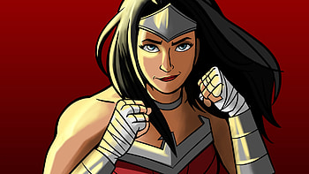 Wonder Woman Cartoon Artworks, wonder-woman, superheroes, artist, artwork, digital-art, behance HD wallpaper