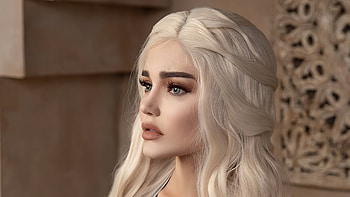 Khalesi Cosplay , game-of-thrones, daenerys-targaryen, tv-shows, cosplay HD wallpaper