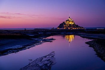 france island fortress mont -saint-michel mont saint-michel mount michael the archangel HD wallpaper