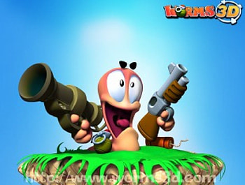 Worms, abstract, 3d HD wallpaper