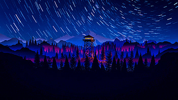Firewatch, Purple , backgrounds HD wallpaper