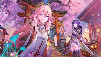 Baal Raiden Shogun Yae Miko Guuji Genshin Impact . , Genshin Impact Raiden Shogun HD wallpaper