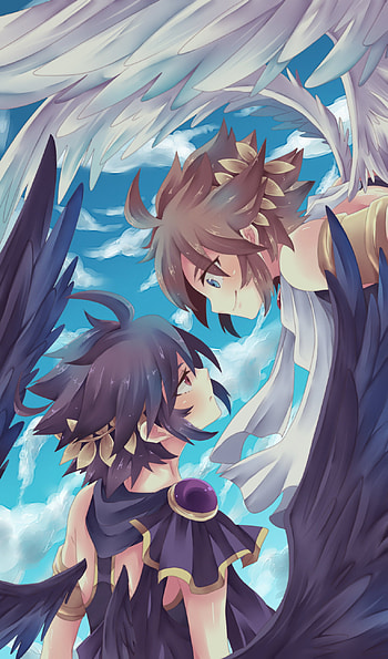 Kid Icarus, Gaming, Dark Pit, Zerochan anime HD phone wallpaper