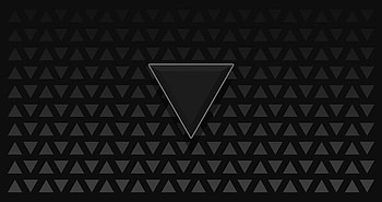 Triangle Dark Black , triangle, abstract, dark, black HD wallpaper