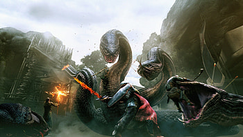 Hydra Warriors Medieval Dragons Dogma Dogma Key Art Fresh New HD wallpaper