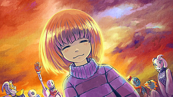 frisk (undertale) saturnspace tagme (character) toriel (undertale . HD wallpaper