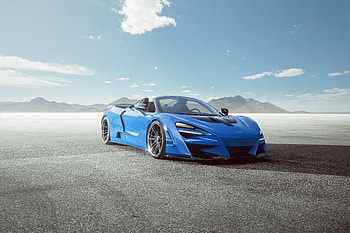 Blue car, 2020 McLaren 720S N-Largo HD wallpaper