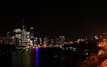 Landscape, Cities, Night HD wallpaper