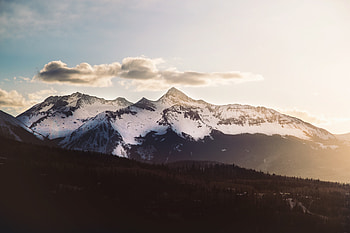 Nature Snow Trees Mountains , trees, mountains, snow, nature HD wallpaper