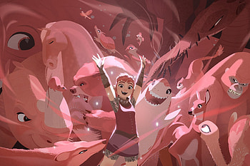 Nimona Movie : Animated Adventure Scene, movie, Nimona HD wallpaper
