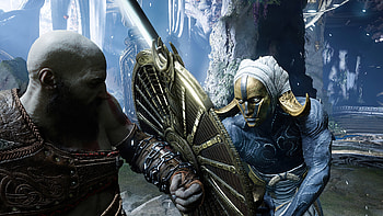 Kratos vs. Elf, God of War HD wallpaper