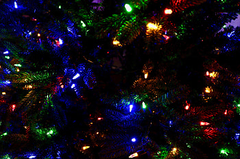 Holidays, New Year, Multicolored, Motley, Christmas, Christmas Tree, Garland, Decoration, Garlands HD wallpaper