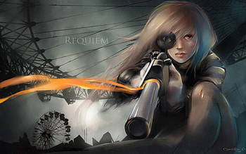 anime, Anime Girls, Original Characters, Military . HD wallpaper