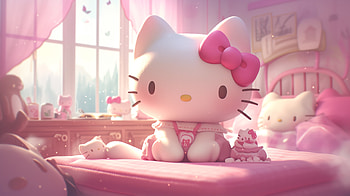 Hello Kitty Pink Aesthetic , Anime, sanrio, Hello Kitty, pink, pink aesthetic, pink anime HD wallpaper