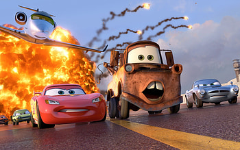 Disney Pixar Cars, Lightning McQueen, Mater, Animated movies HD wallpaper