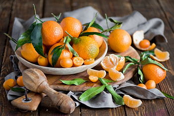 Mandarine, Fruit, Food, orange fruit, orange fruits, Fruits HD wallpaper