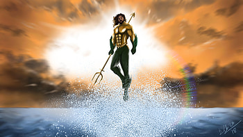 Aquaman , aquaman, artwork, digital-art HD wallpaper